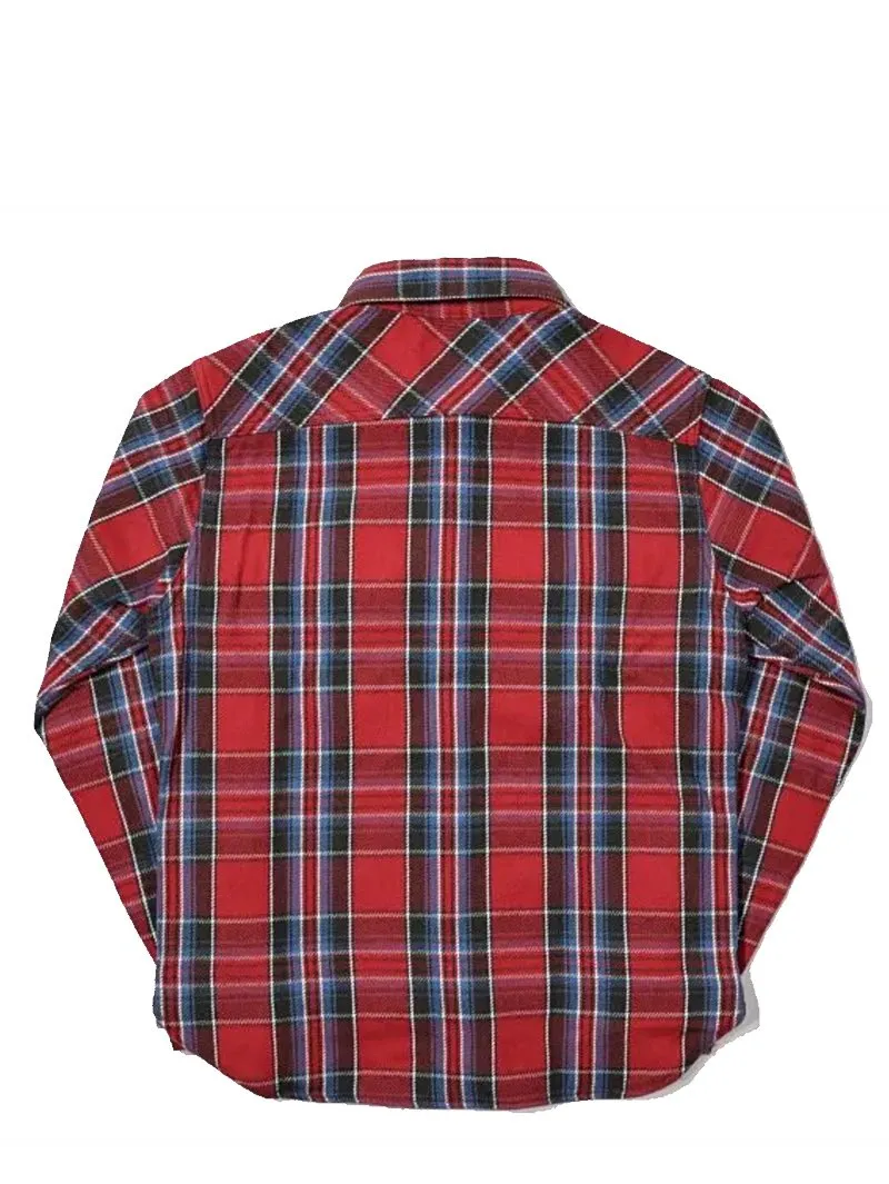 UES Clothing 502352 Heavy Flannel Shirt Red