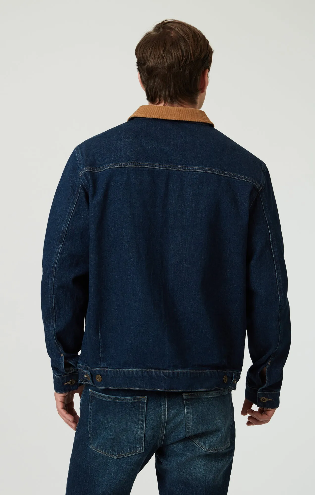 WILLY DENIM JACKET IN DEEP BLUE DENIM